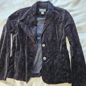 Eddie Bauer Black Textured Blazer